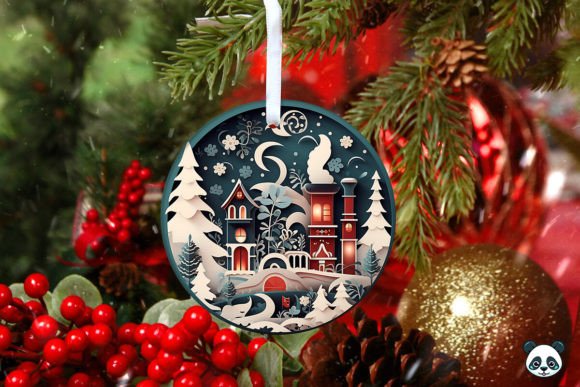 Chimney 3D Christmas Ornament Design Guide