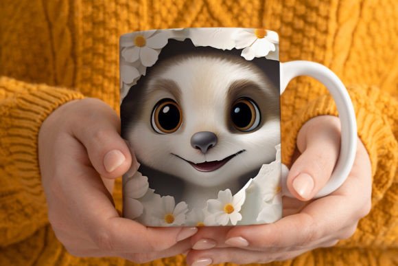 Choosing the Right 3D Meerkat Mug Wrap PNG for Sublimation Projects