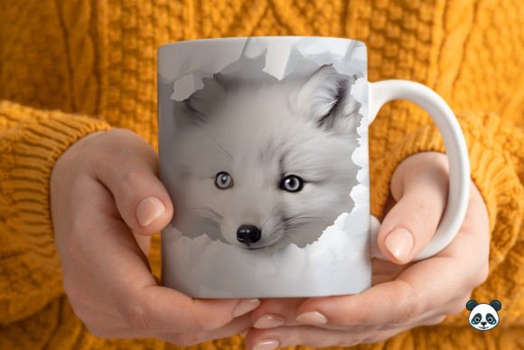 Crafting with the 3D Arctic Fox Mug Wrap