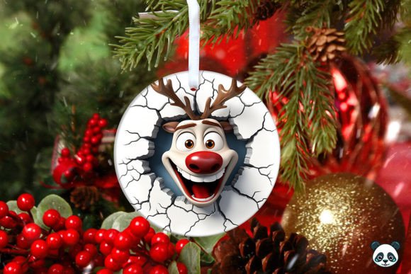 Creating Professional 3D Reindeer Christmas Ornaments: A Guide to Sublimation Design and Digital Assets