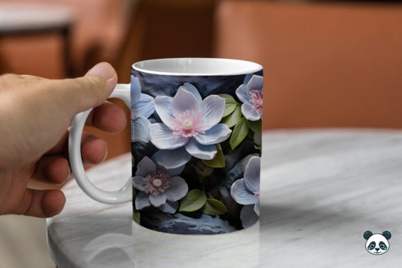 Elevate Your Sublimation Projects with the 3D Lenten Rose Mug Wrap