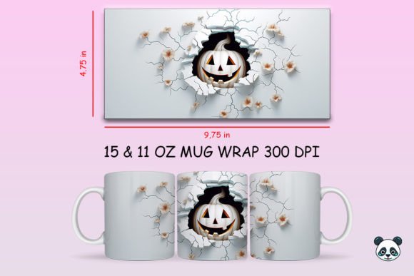 Elevating Sublimation Artistry with the 3D Haunted House Mug Wrap PNG