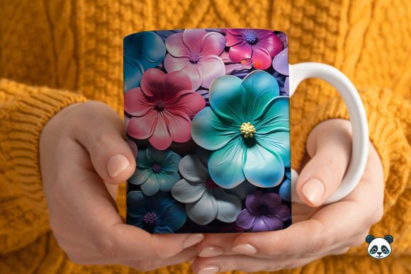 Elevating Sublimation Craft with 3D Cosmos Mug Wrap Designs