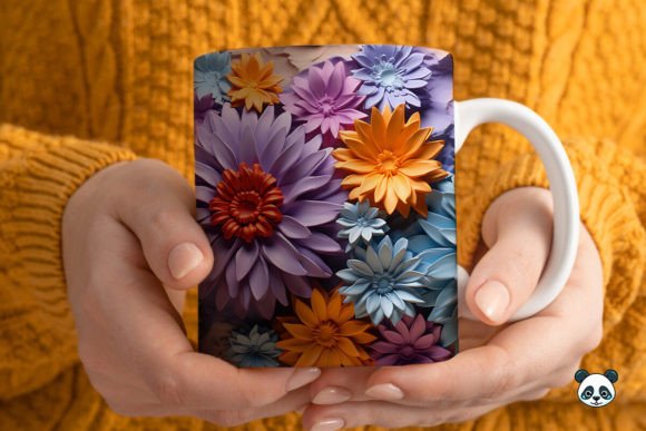 Evaluating the 3D Aster Mug Wrap Sublimation Design for Professional Print Results