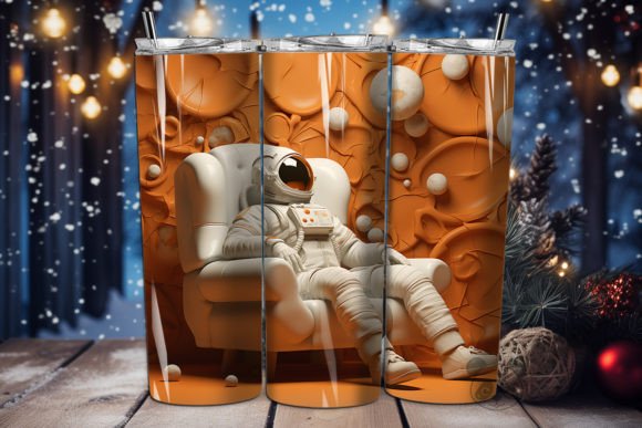 Evaluating the 3D Halloween Astronaut Tumbler Wrap 12 for Sublimation Projects