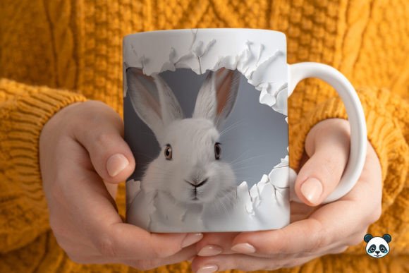 Evaluating the 3D Snowshoe Hare Mug Wrap Sublimation 1 for Custom Drinkware Projects