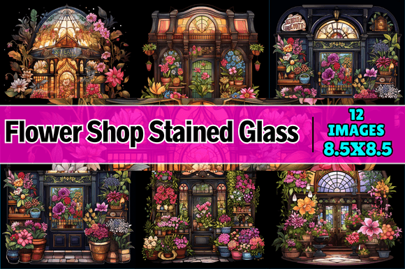 Flower Shop Stained Glass: A Guide to High-Quality Digital Design Assets