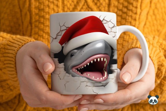 Integrating the 3D Christmas Whale Mug Wrap into Your Sublimation Workflow