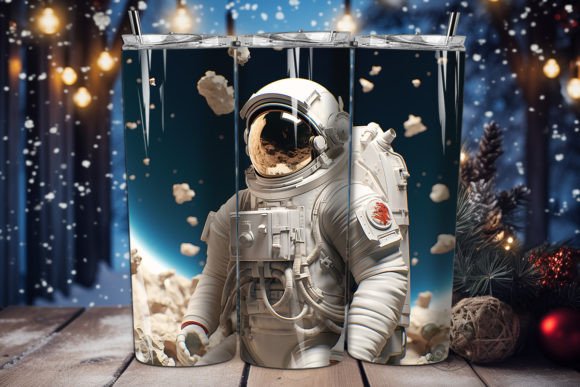 Integrating the 3D Halloween Astronaut Tumbler Wrap 3 into Your Sublimation Workflow