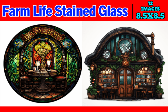 Irish Tavern Stained Glass: Digital Art Guide