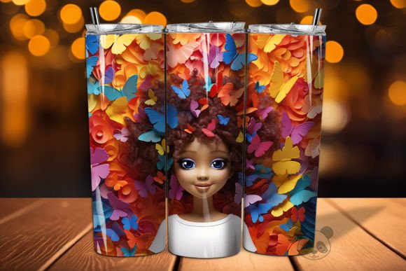 Mastering the 3D Afro Little Girl Tumbler Wrap: A Guide to Creative Sublimation Design