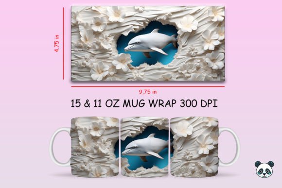 Mastering the 3D Dolphin Mug Wrap Png 3 for Professional Sublimation Results