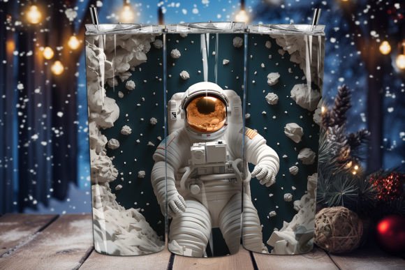 Mastering the 3D Halloween Astronaut Tumbler Wrap: A Guide to Modern Sublimation Design