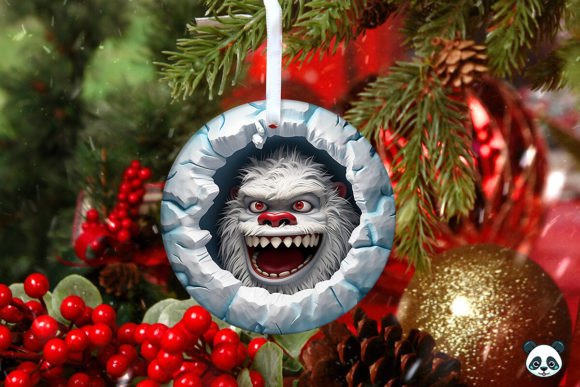Yeti 3D Christmas Ornament: A Guide to Creating Stunning Sublimation Designs
